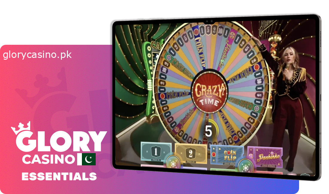 Crazy Time Game features at Glory Casino