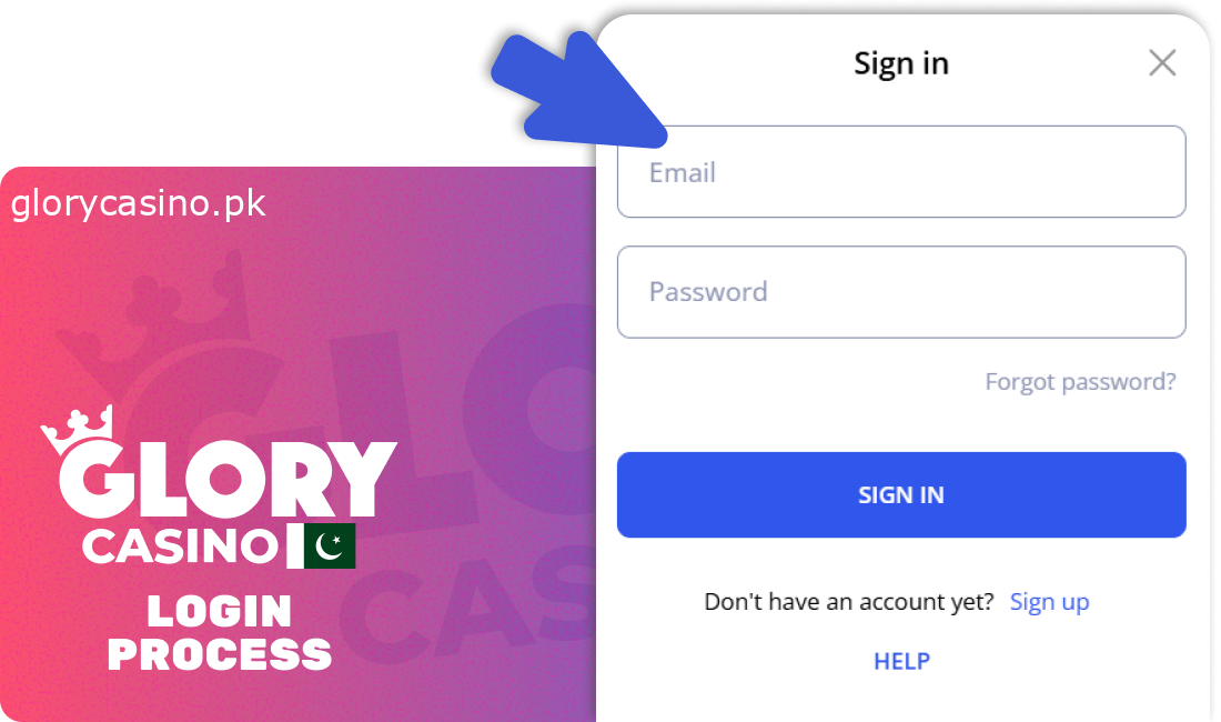 Glory Casino Login Instructions for Pakistani Players