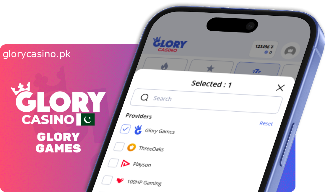 Unique games by Glory Casino Pakistan