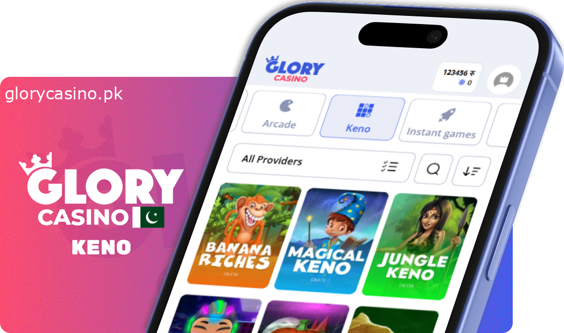 Keno Games in Casino Glory Pakistan