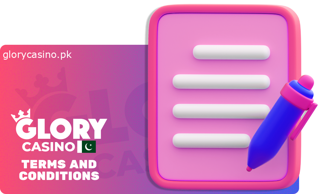 Glory Casino PK Terms and Conditions